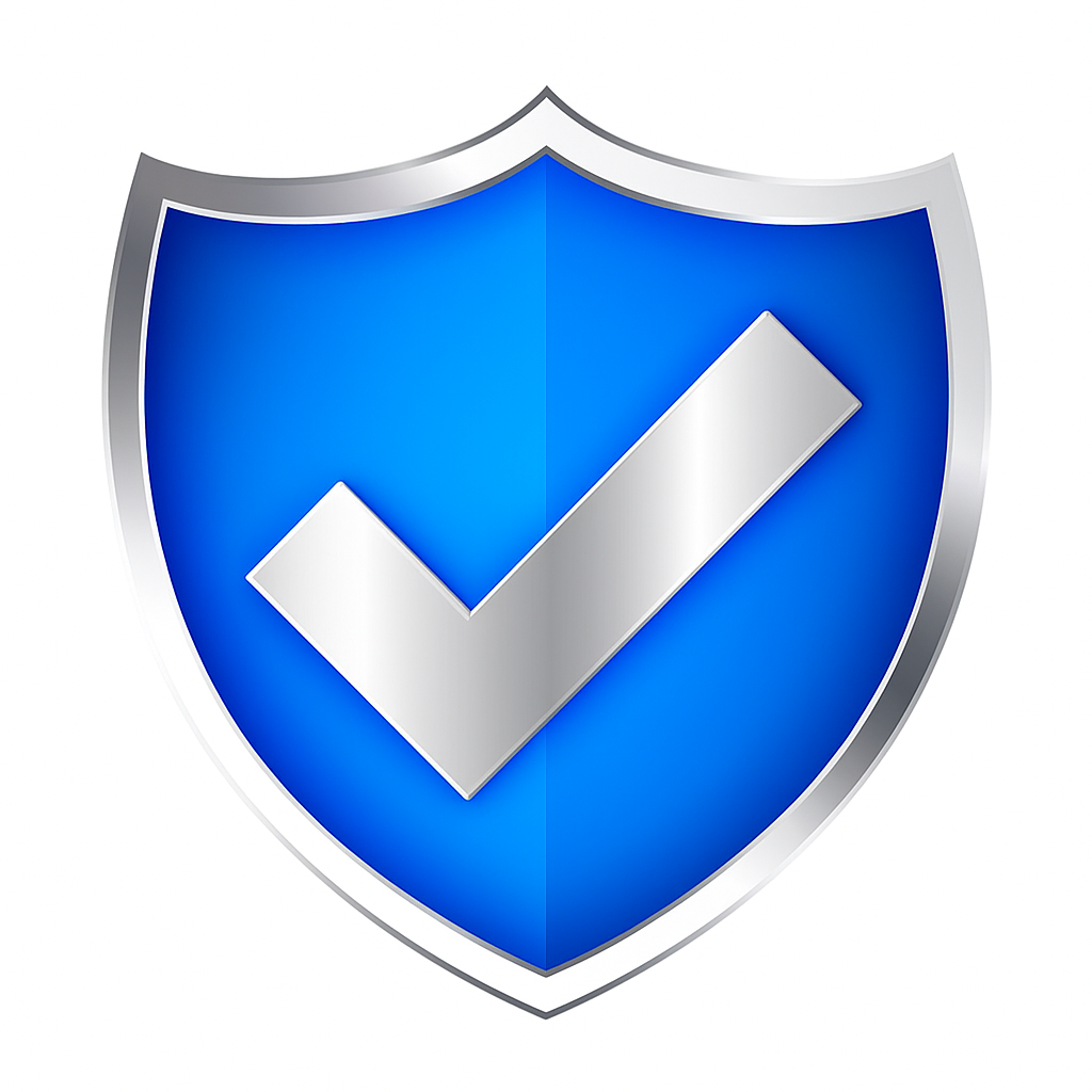 A shield icon representing data privacy and security