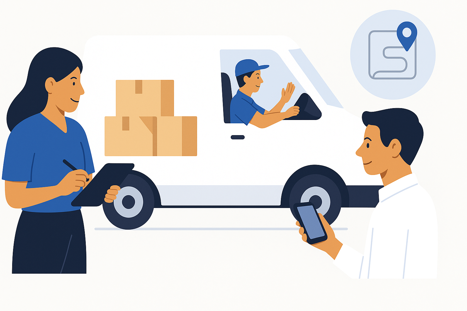 Wholesale van loading, routes and reconciliation